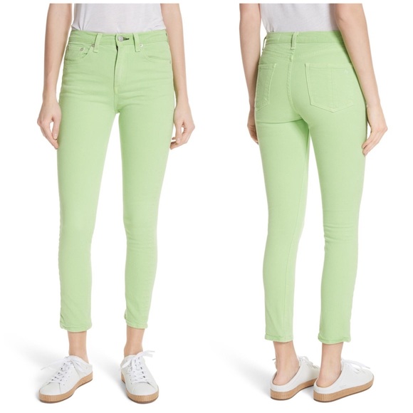 lime green jeans